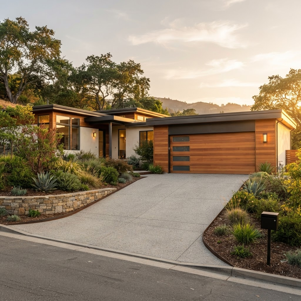Contemporary Driveway